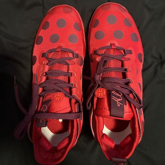 adidas | Shoes | Adidas Harden Vol 5 Futurenatural Red Polka  display picture 1
